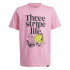 Camiseta adidas Positivity Table Graphic Infantil Rosa