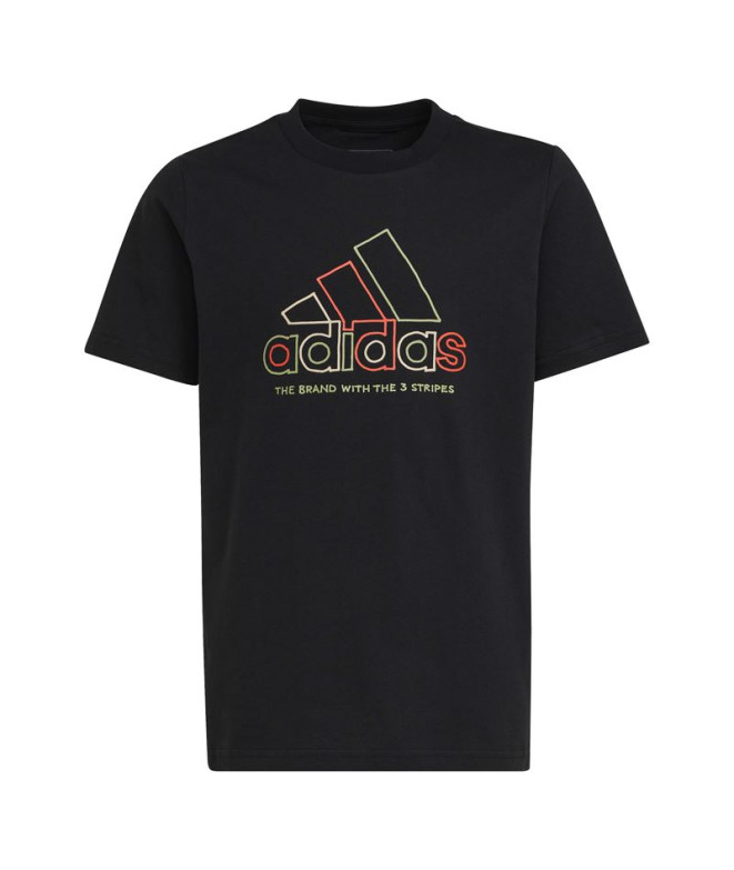 Camiseta adidas Infantil Xpress Street Jam Graphic Preto