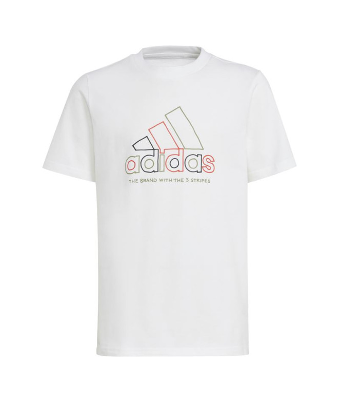 Camiseta adidas Infantil Xpress Street Jam Graphic Branco