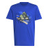 Camiseta Fitness adidas Infantil por Training Graphic Blue