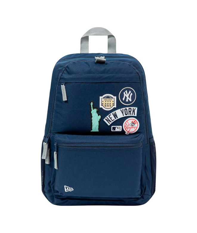 Mochila New Era Mlb Patch Delaware Pack New York Yankees Azul Marino