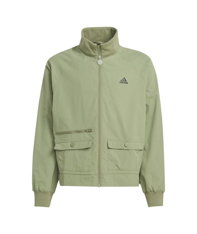 adidas Enfant Veste Street Jam Woven Cargo Green