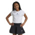 Camiseta adidas Street Jam Short Niña Blanco/Negro
