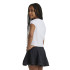 Camiseta adidas Street Jam Short Niña Blanco/Negro