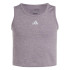 Camiseta de Fitness adidas Luxe Crop Top Niña Morado