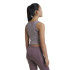 Camiseta de Fitness adidas Luxe Crop Top Niña Morado