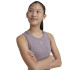 Camiseta de Fitness adidas Luxe Crop Top Niña Morado