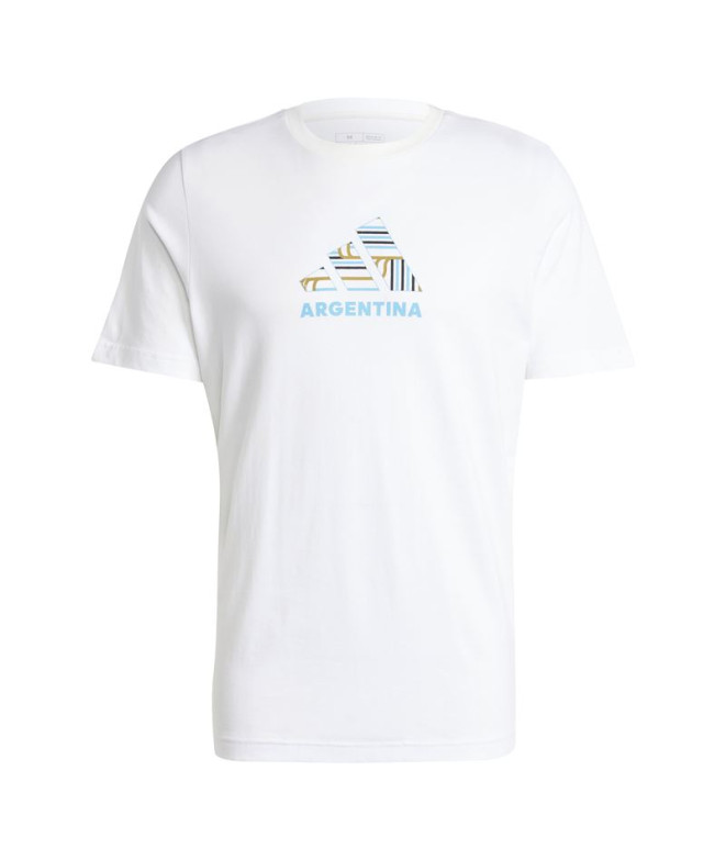 Camiseta Futebol adidas Homem from Football Argentina Fan Graphic Branco