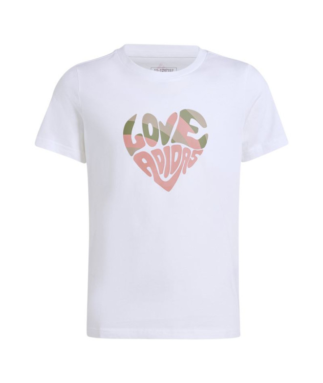 Camiseta adidas Xpress Street Jam Graphic Niña Blanco
