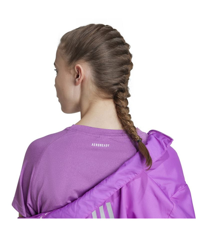 Camiseta de Fitness adidas Niña Morado