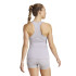 Camiseta Fitness adidas Top Mulher tanga de treino Techfit Racerback Cinzento