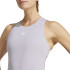 Camiseta Fitness adidas Top Mulher tanga de treino Techfit Racerback Cinzento