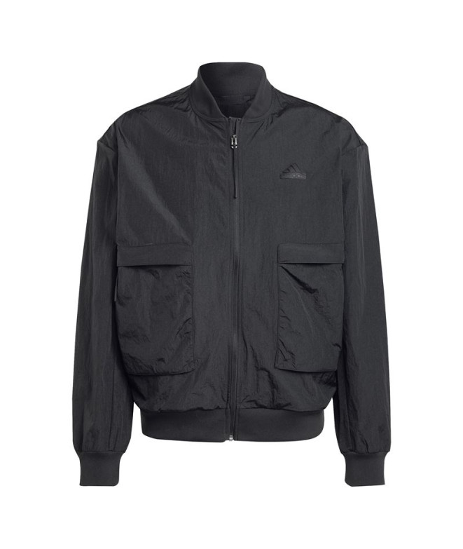 adidas Homem Casaco City Es e Premium Bomber Preto