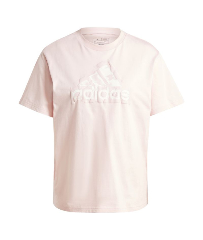 Camiseta adidas Mulher Ícones do futuro Rosa gráfico