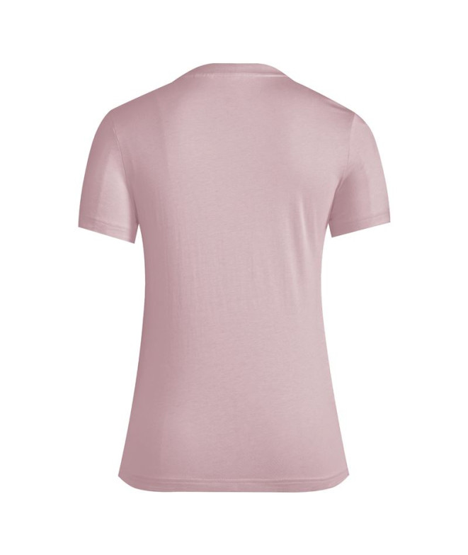 Camiseta adidas Essentials Slim Logo Mujer Rosa