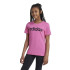 Camiseta adidas Menina Essentials Linear Logo Cotton Slim Fit Rosa