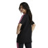 Camiseta adidas Menina Essentials 3-Stripes Cotton Loose Fit Boyfriend Preto