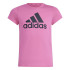 Camiseta adidas Essentials Big Logo Cotton Niña Rosa