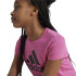 Camiseta adidas Essentials Big Logo Cotton Niña Rosa