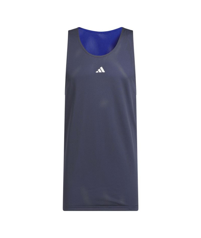 Camiseta Basquetebol adidas Homem from Select Warmup Jersey Azul