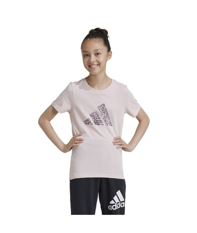 T-shirt Fitness adidas Fille par Training Graphic Pink