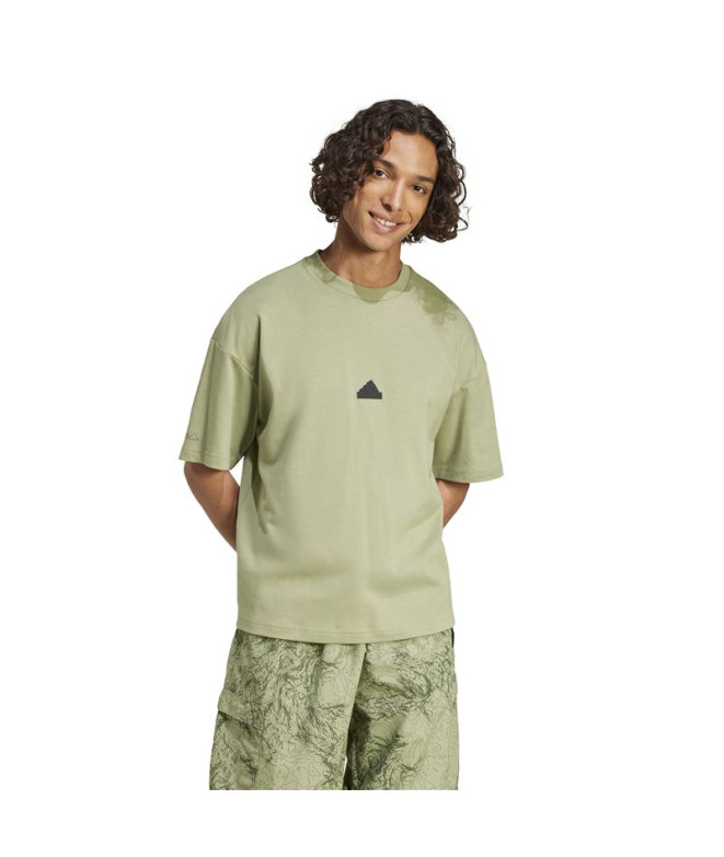 T-shirt adidas Homme City Escape Green