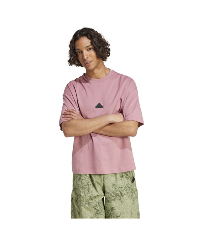 T-shirt adidas Homme City Escape Pink