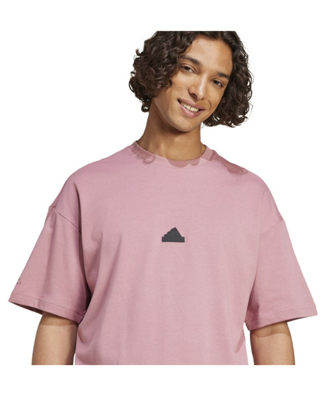 T-shirt adidas Homme City Escape Pink