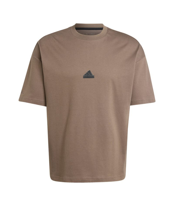 T-shirt adidas Homme City Escape Brown