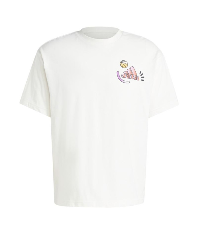 Camiseta adidas Berlim Smiley Branco