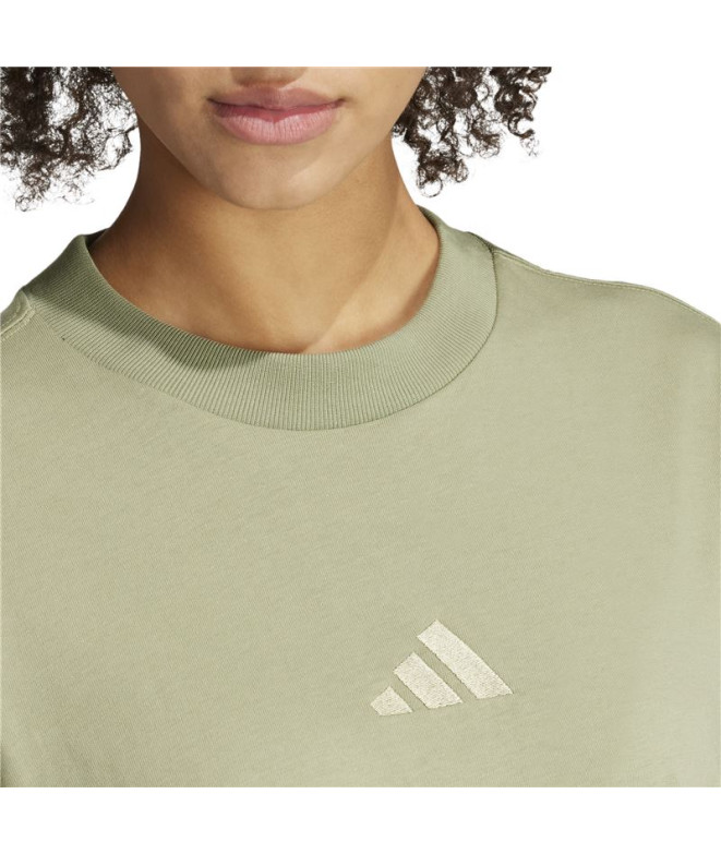 Camiseta adidas Mulher All Szn Loose Verde