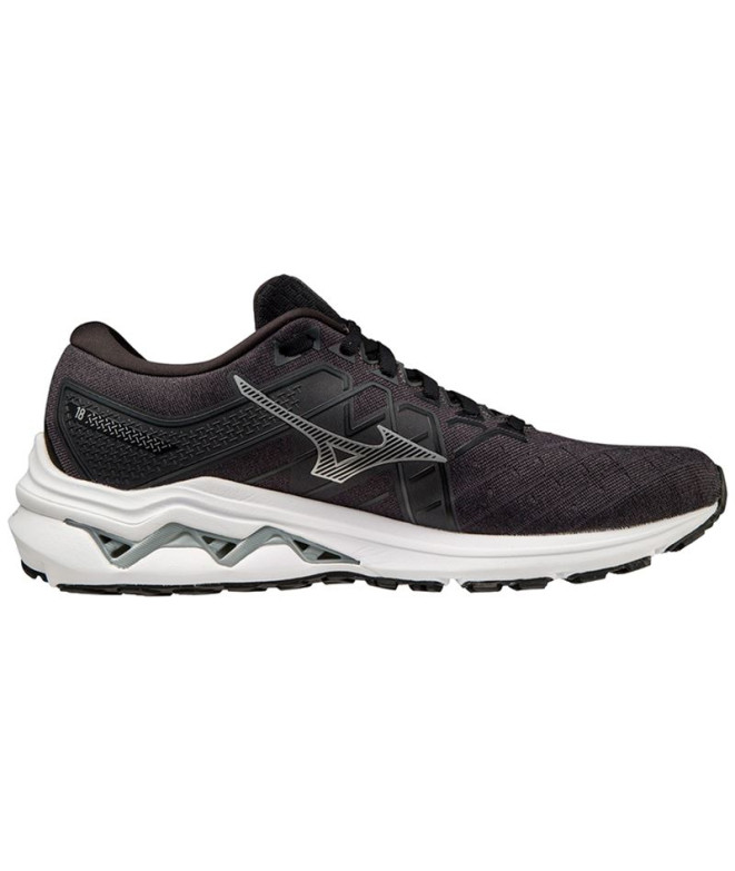 Zapatillas de Running Mizuno Wave Inspire 18 Hombre Negro/Silver/Ebony