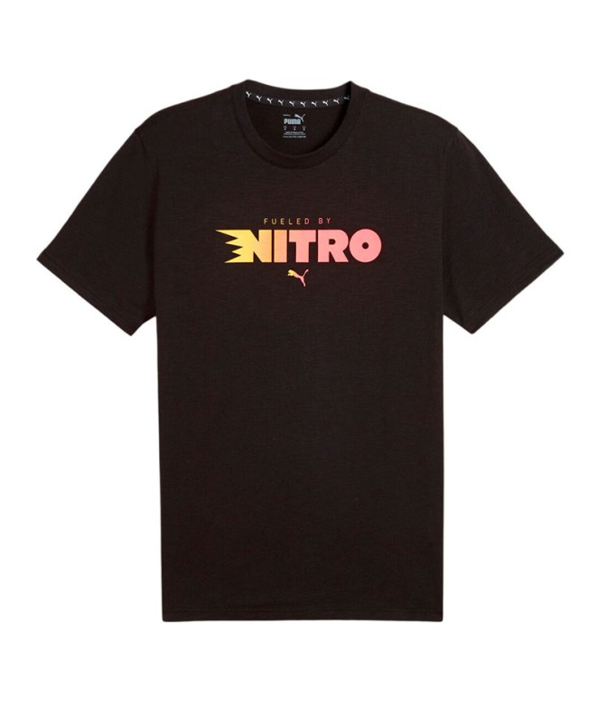 T-shirt Running by Puma Hommes Graphic Run Nitro Homme