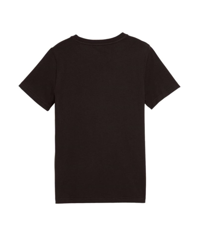 Camiseta Menino Puma Squad Big Graphic Preto