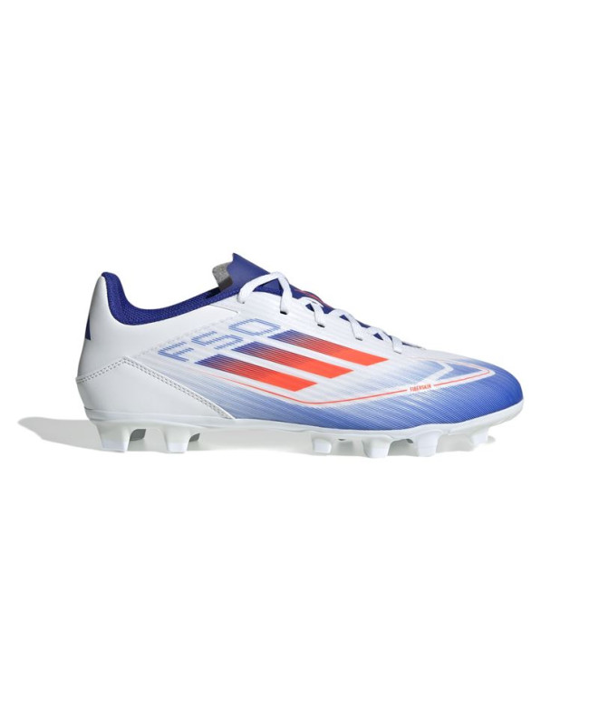 Futebol adidas Botas de Futebol F50 Club Chuteiras de Solo Flexível Branco