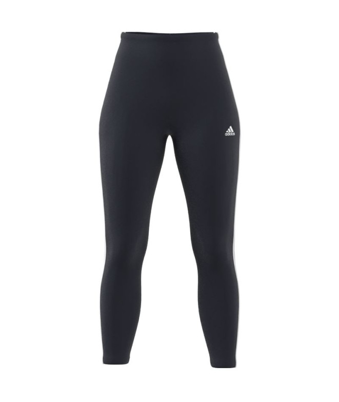 Malhas adidas Mulher Essentials 3-Stripes High Waisted Single Blue