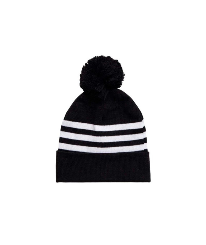 Bonnet adidas Bonnet à pompon noir/blanc