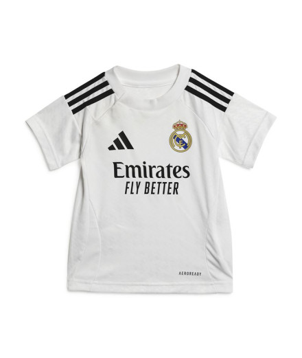 Conjunto de Futebol adidas Real Madrid 24/25 Bebês Branco 2