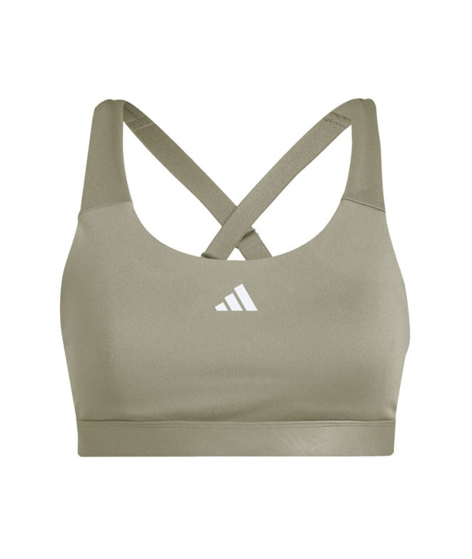 Brassiere de sport Fitness Femme de Tlrdrct High Support Grey