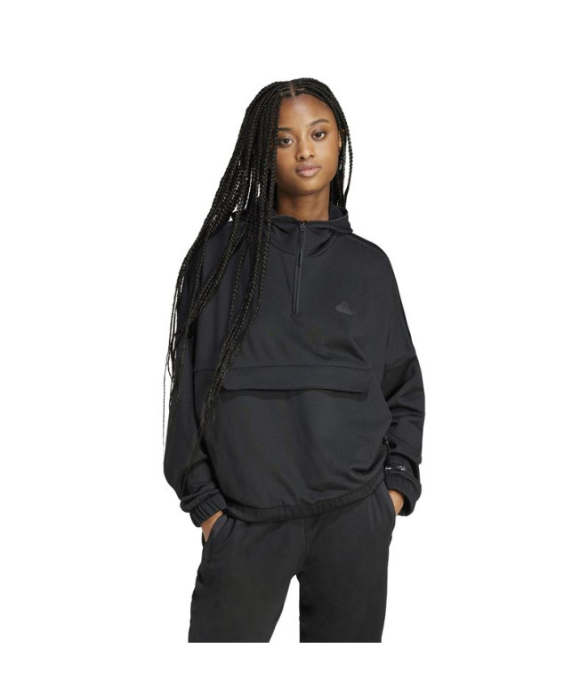 Sweat adidas Femme Polaire City Escape Noir
