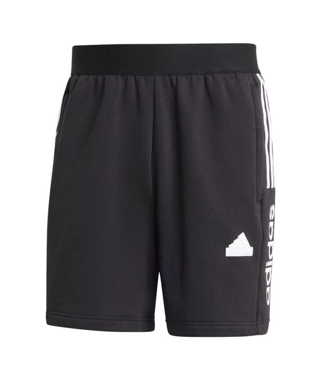 Pantalones adidas House Of Tiro Fleece Hombre Negro/Blanco