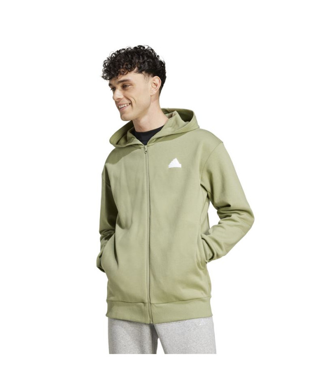 Veste adidas Homme Future Icons Bos Full Zip Green