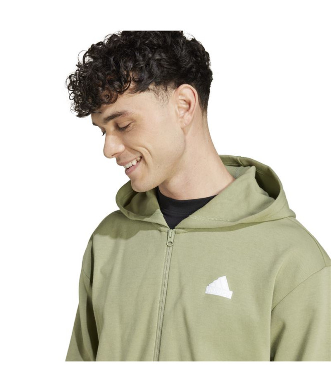 Veste adidas Homme Future Icons Bos Full Zip Green
