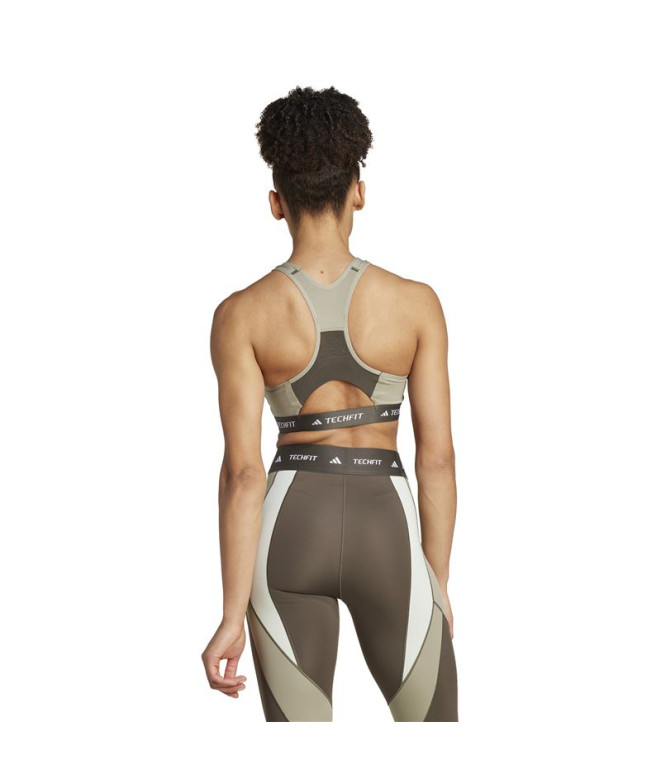Sutiã esportivo adidas Mulher Techfit Medium...