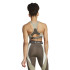 Sujetador Deportivo adidas Techfit Medium Support High Neck Mujer Verde Oliva