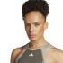 Sutiã esportivo adidas Mulher Techfit Medium Support High Neck Verde azeitona