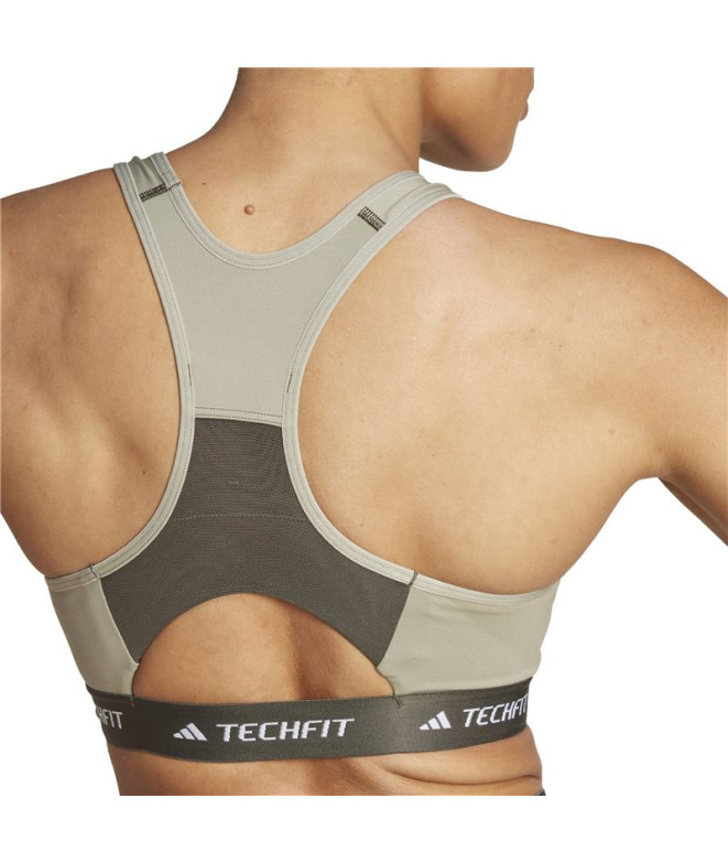 Sutiã esportivo adidas Mulher Techfit Medium...
