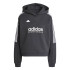 Sudadera adidas Tiro Cut 3 Bandas Fleece Hoodie Mujer Negro/Blanco