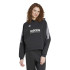 Sudadera adidas Tiro Cut 3 Bandas Fleece Hoodie Mujer Negro/Blanco