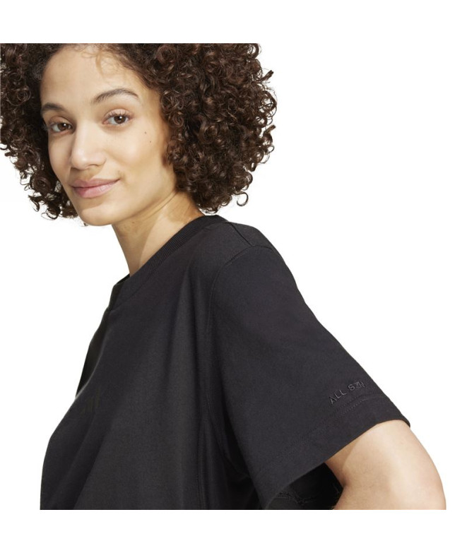 Camiseta adidas Mulher All Szn Loose Preto
